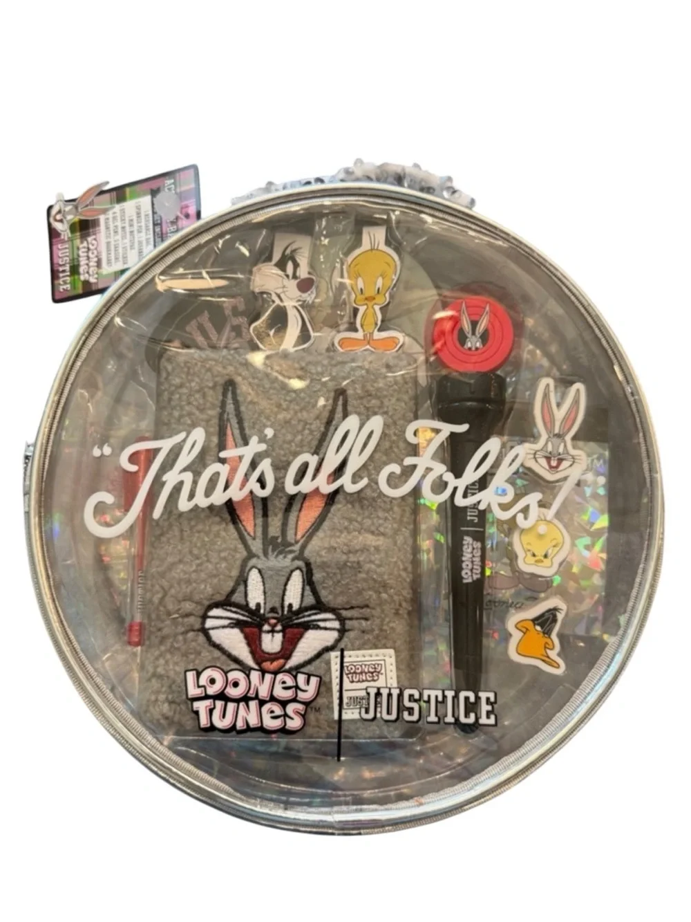 Looney Tunes x Justice 15-Piece Activity Set NWT Bugs Bunny Tweety